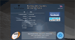 Desktop Screenshot of guides-montagne-valdisere.com